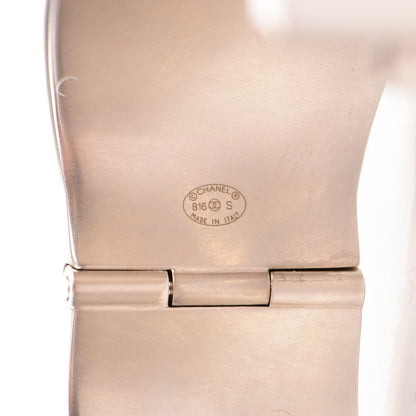 Chanel Metal CC Mirror Cuff Silver 4 of 4