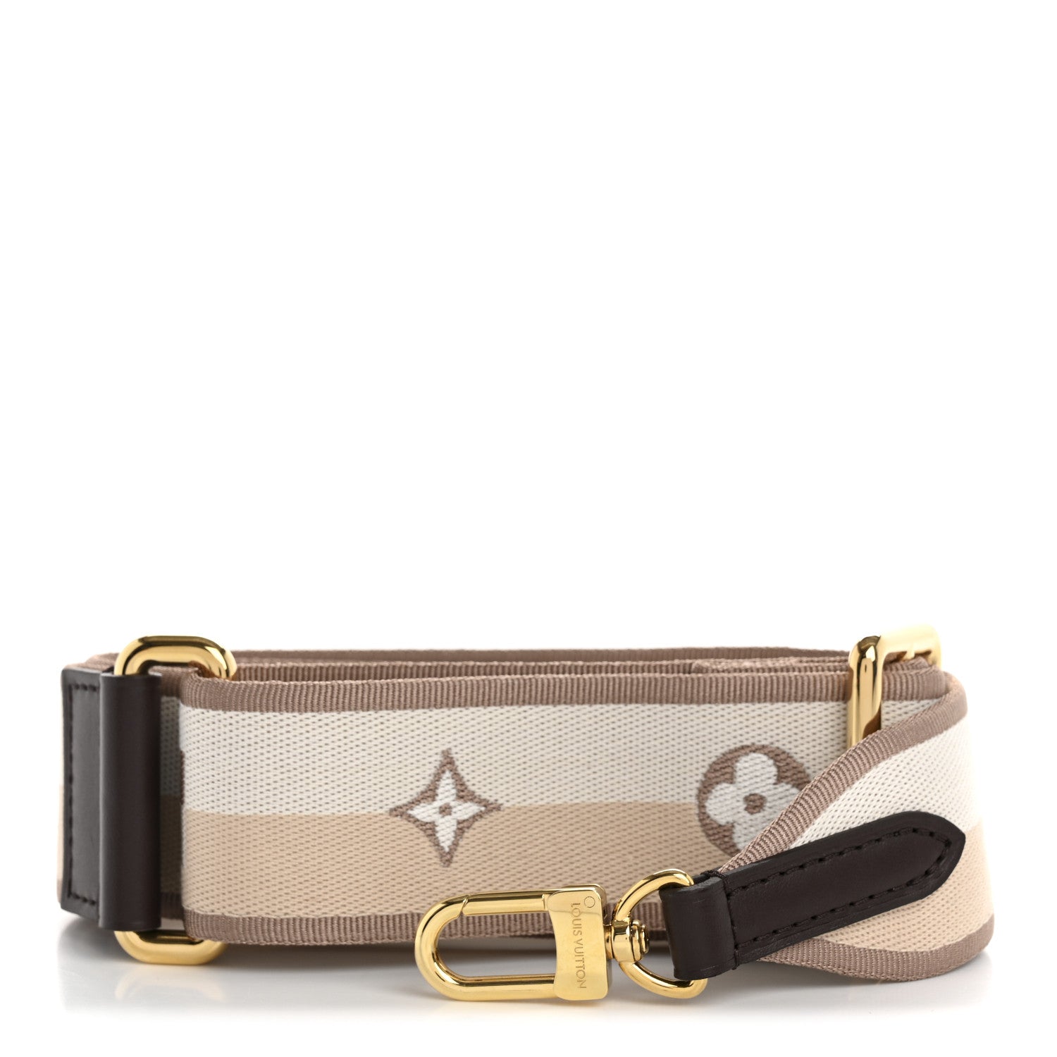 Louis Vuitton Jacquard Speedy Bandouliere 20 Shoulder Strap Beige Brown 1 of 4