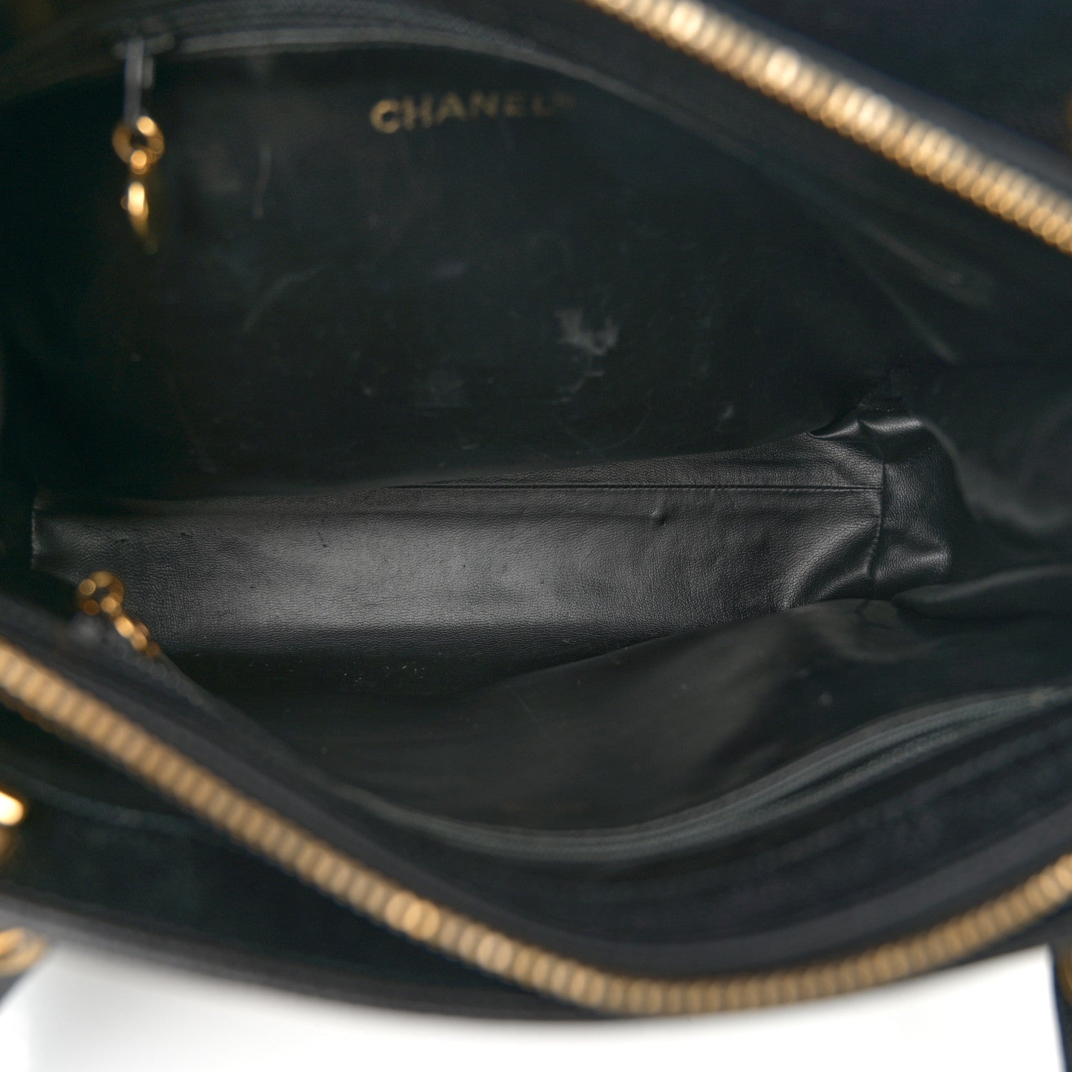 Chanel Caviar Large CC Shoulder Bag Black 6 of 11