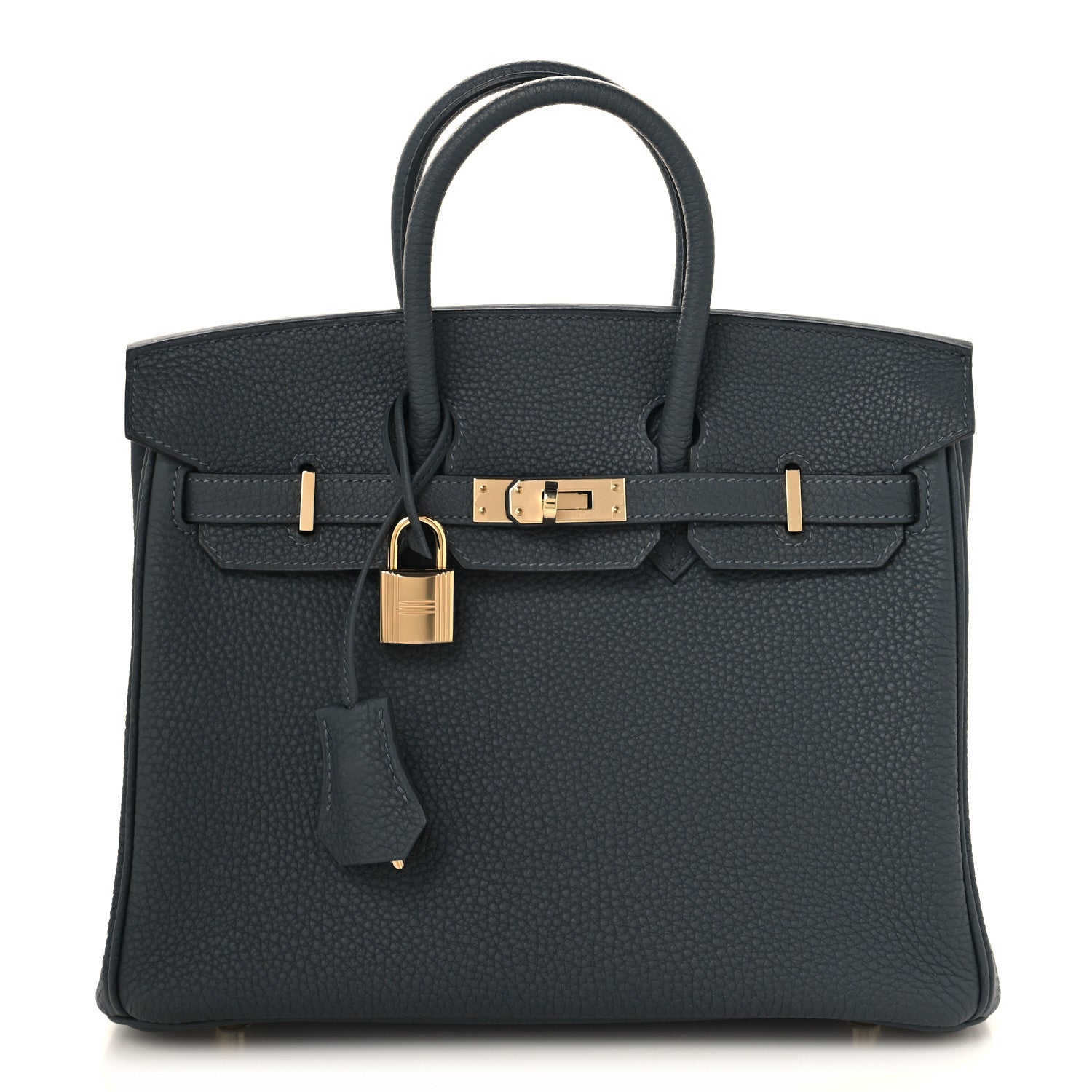 Hermes Togo Birkin 25 Gris Misty 1 of 12