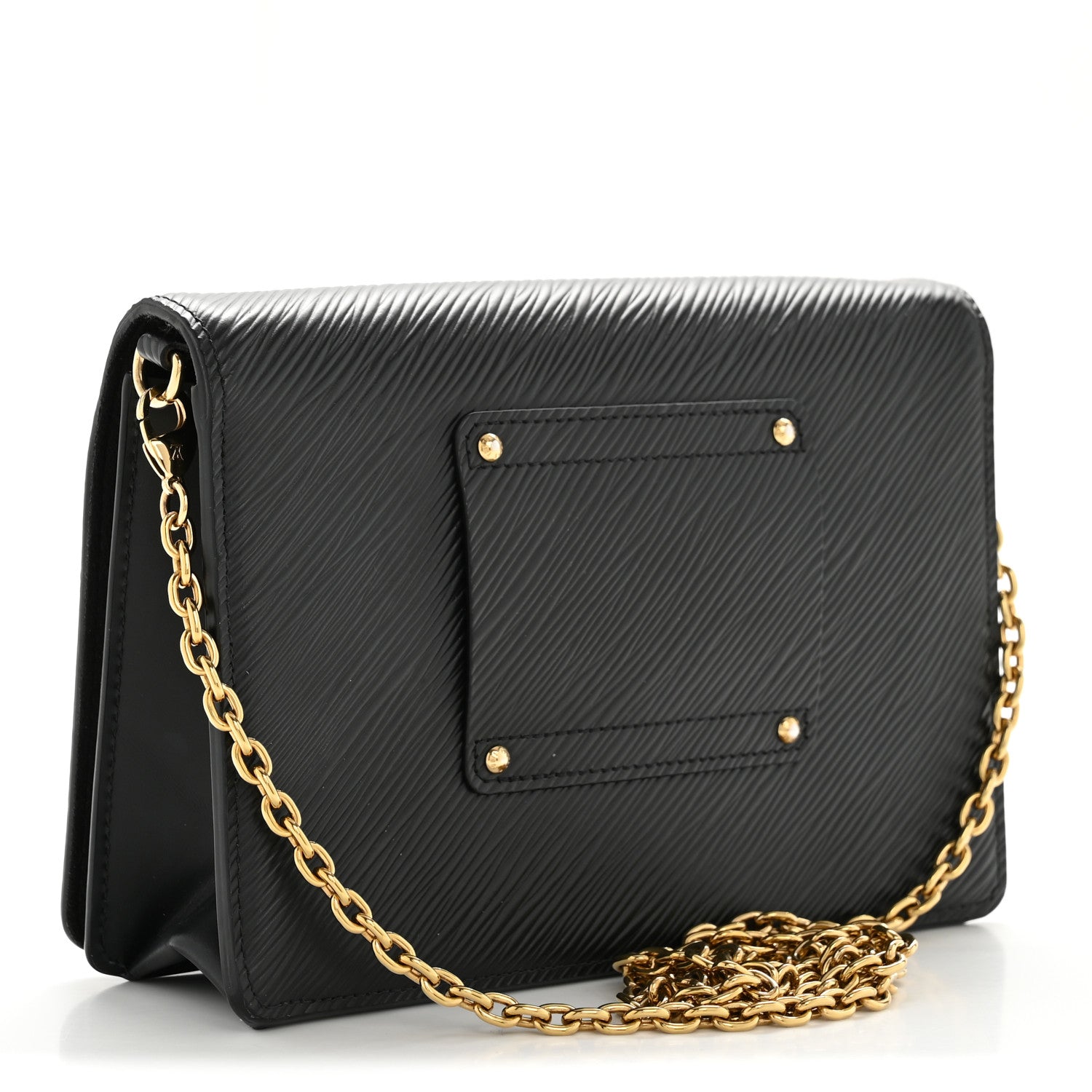 Louis Vuitton Epi Twist Belt Chain Wallet Black 3 of 12