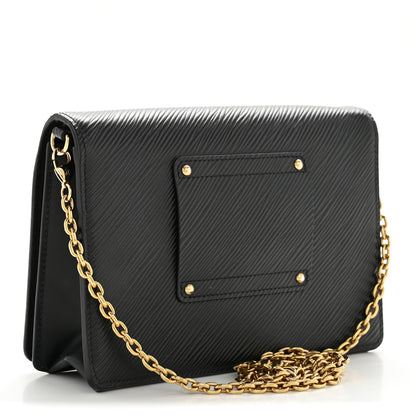 Louis Vuitton Epi Twist Belt Chain Wallet Black 3 of 12