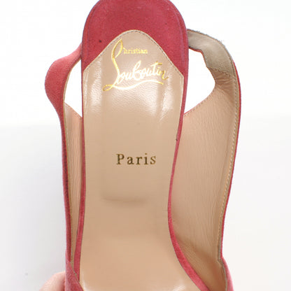 Christian Louboutin Veau Velours Miss Benin 160 Pumps 42 Rose Paris 5 of 6