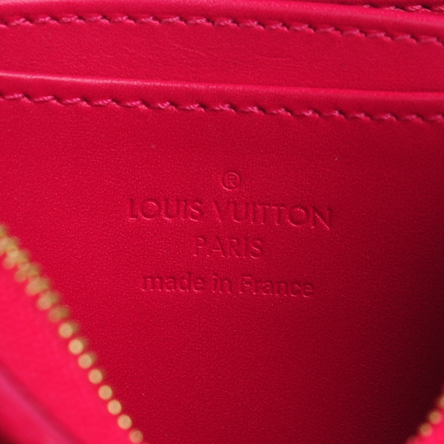 Louis Vuitton Vernis Ikat Zippy Coin Purse Rose Indien 6 of 7