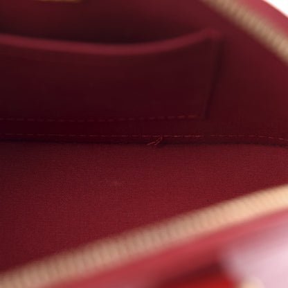 Louis Vuitton Vernis Alma BB Pomme D'Amour 8 of 10