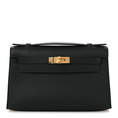 Swift Kelly Pochette Clutch Black