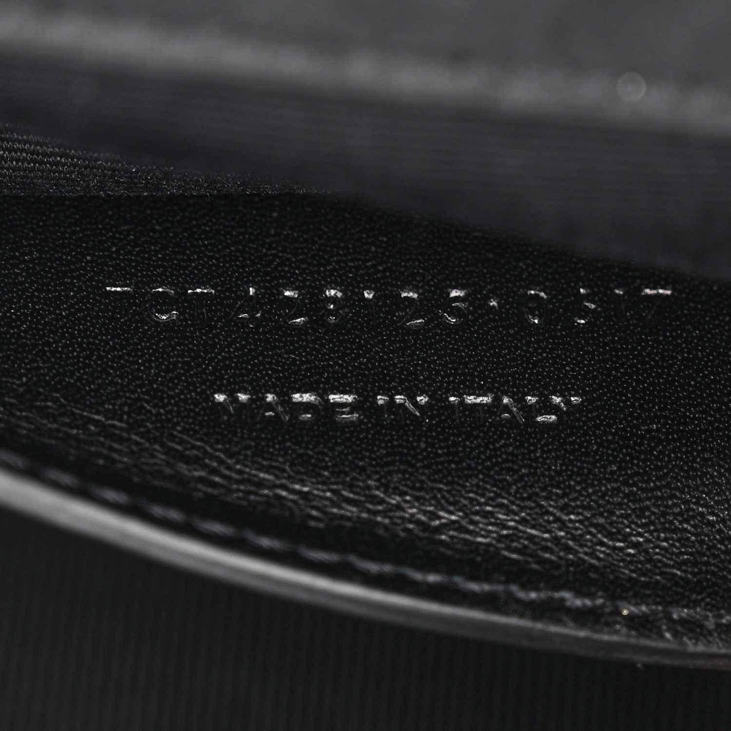 Saint Laurent Iridescent Calfskin Tri-Quilt Monogram Medium College Bag Black 7 of 11
