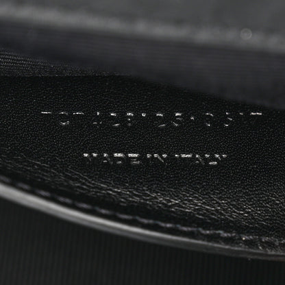 Saint Laurent Iridescent Calfskin Tri-Quilt Monogram Medium College Bag Black 7 of 11
