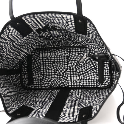 MCM Visetos Medium Liz Reversible Shopper Tote Black 8 of 15