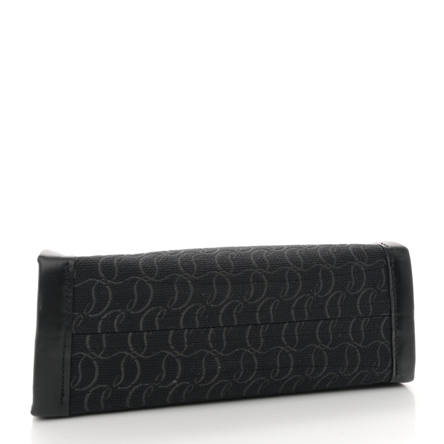 Christian Louboutin Jacquard Toile Monogram By My Side Tote Black 4 of 9