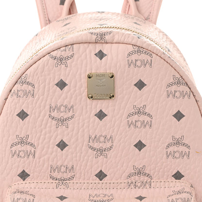 MCM Visetos Small Side Stud Stark Backpack Soft Pink 7 of 10
