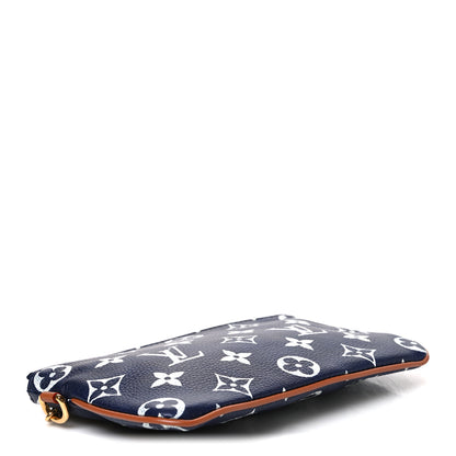 Louis Vuitton Calfskin Monogram Speedy P9 Bandouliere 30 Pochette Indigo 4 of 6