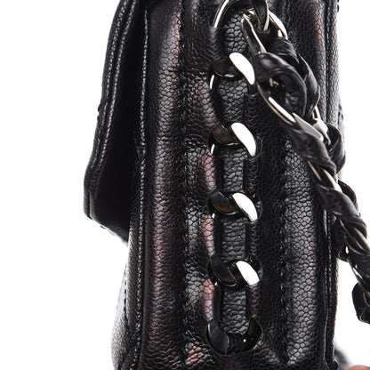 Chanel Glazed Caviar Quilted Modern Chain Flap Black 13 of 15