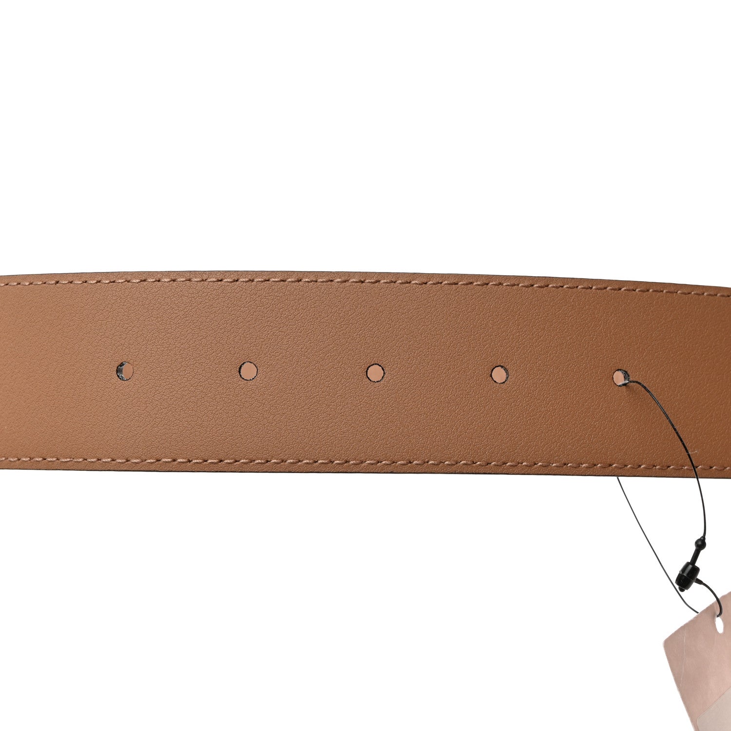 Gucci Azalea Calfskin Enamel Monochrome Double G 40mm Belt 100/40 Camelia 5 of 5