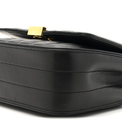 Saint Laurent Lambskin Matelasse Monogram Small Vicky Chain Bag Black 9 of 15