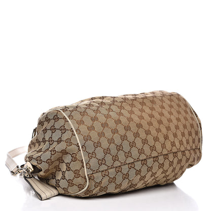 Gucci Monogram Medium Sukey Boston Off White 4 of 16