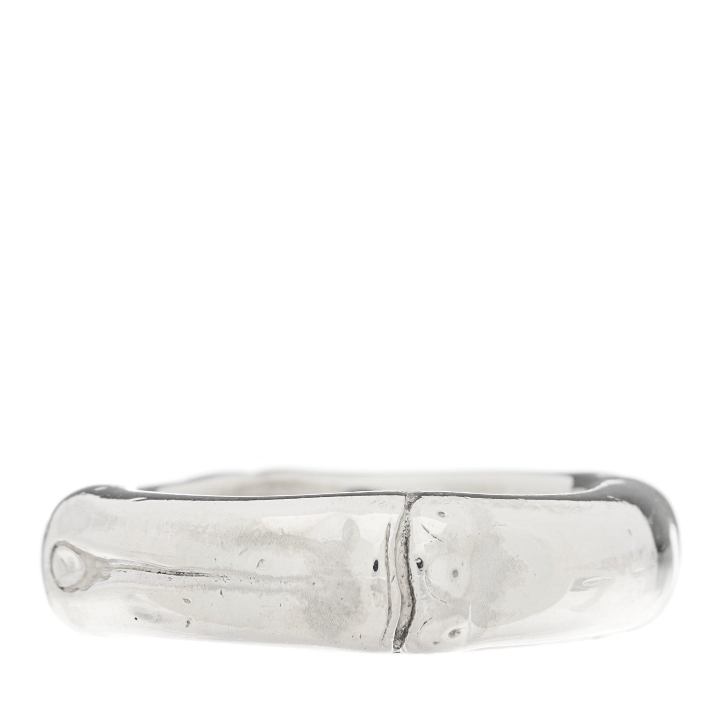 Sterling Silver 6mm Bamboo Ring 50 5.5
