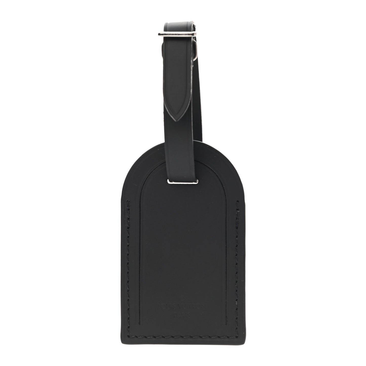 Calfskin Luggage Tag Black