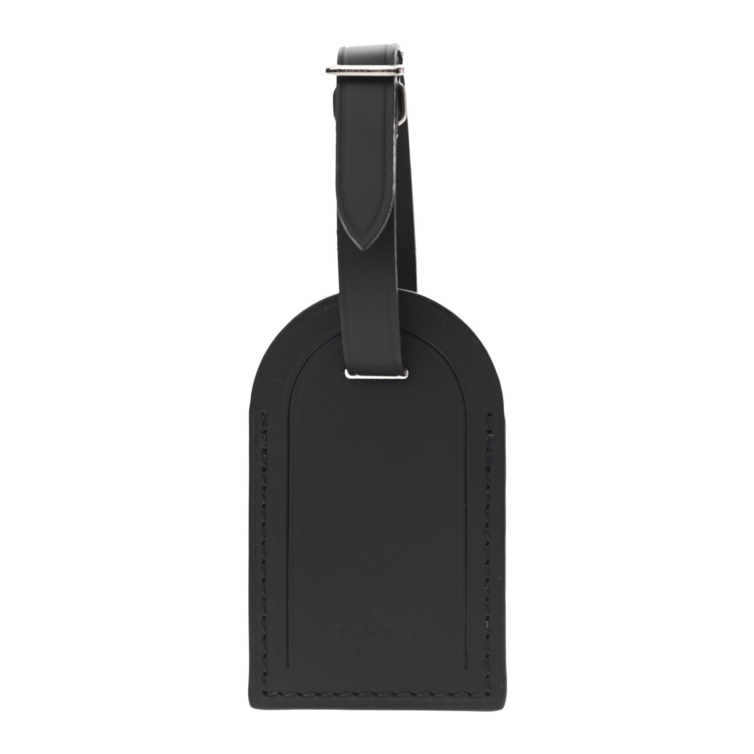 Louis Vuitton Calfskin Luggage Tag Black 1 of 3