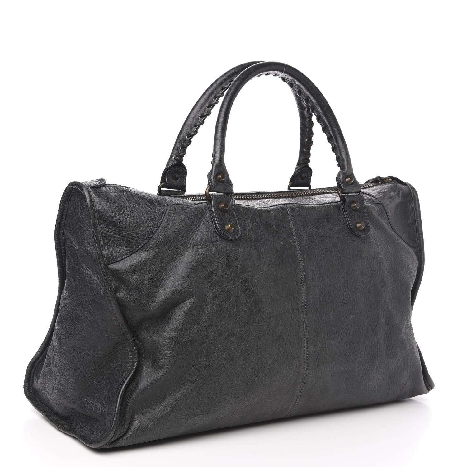 Balenciaga Agneau Classic Hardware Work Anthracite 2 of 13