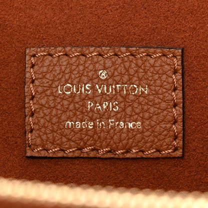 Louis Vuitton Grained Calfskin Lockme Shopper Chataigne 6 of 9