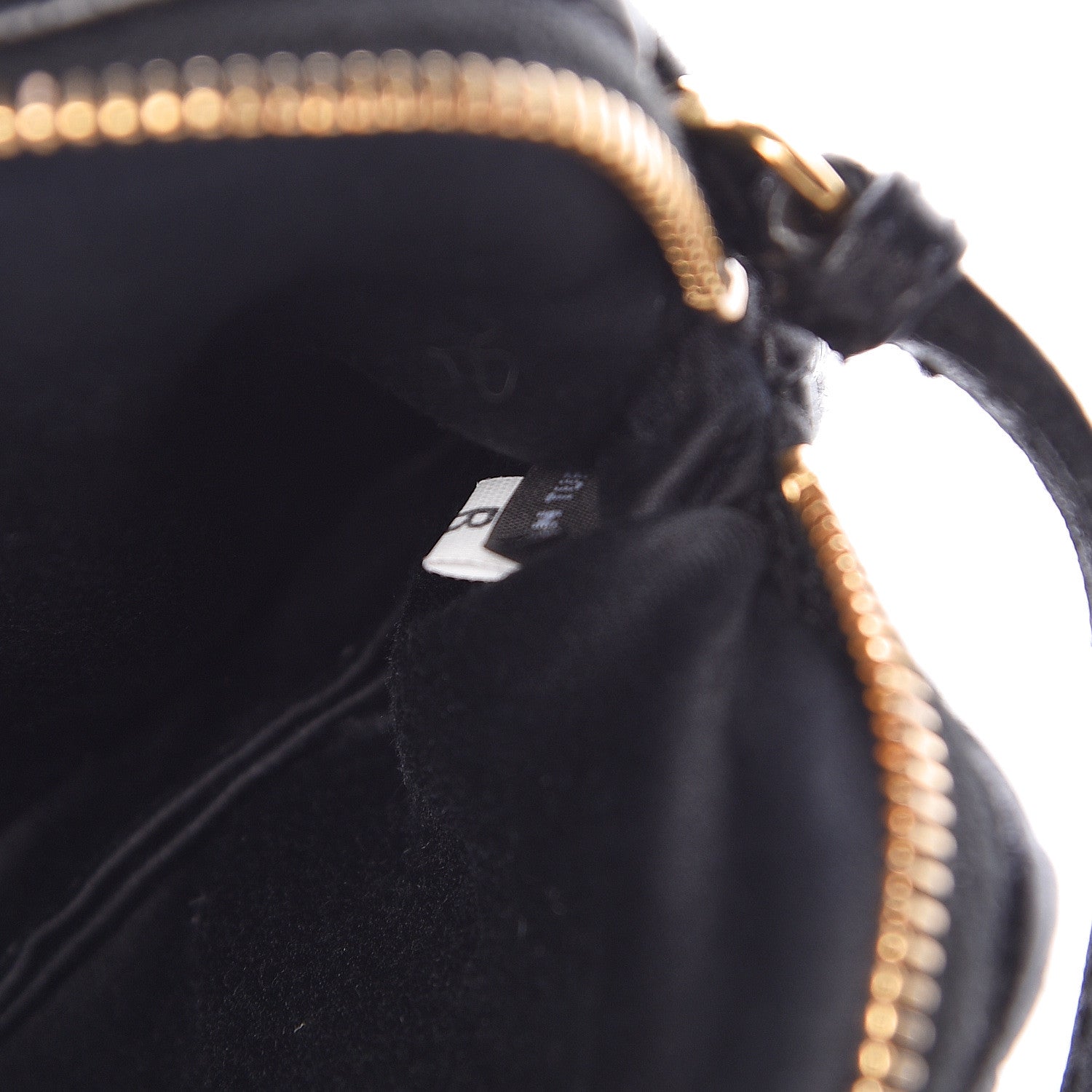 Miu Miu Vitello Lux Matelasse Double Zip Wristlet Black 8 of 9