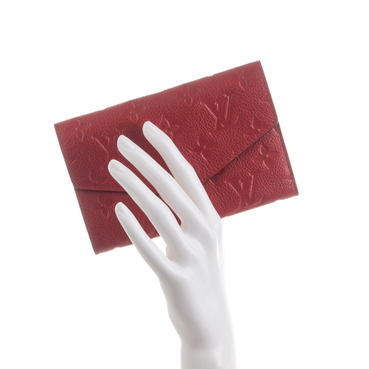 Louis Vuitton Empreinte Compact Curieuse Wallet Cherry 2 of 7