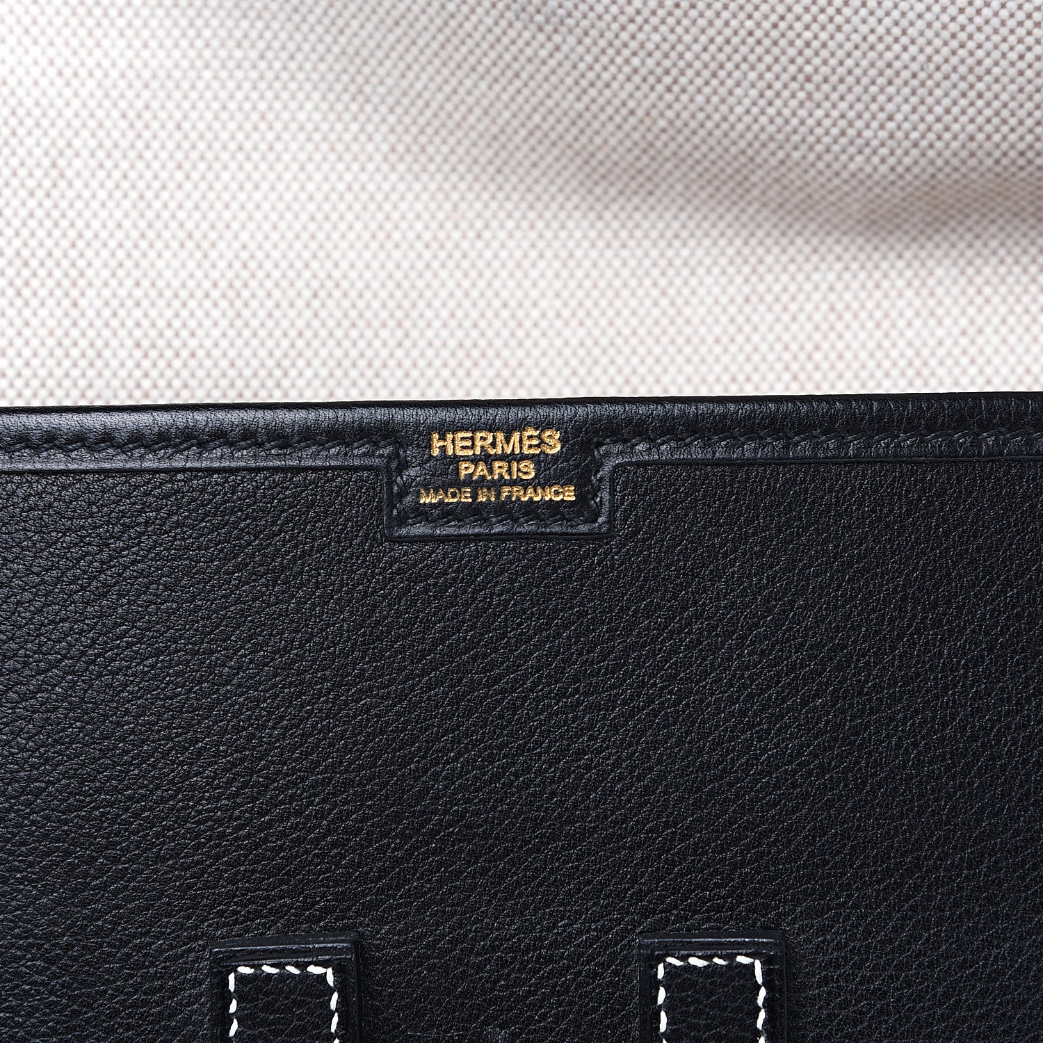 Hermes Evergrain Jige PM Clutch Black 5 of 9