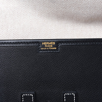 Hermes Evergrain Jige PM Clutch Black 5 of 9
