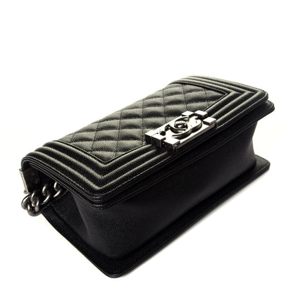 Chanel Caviar Quilted Small Boy Flap Black 4 of 10
