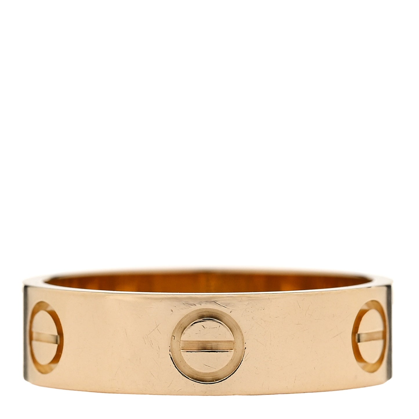 18K Yellow Gold 5.5mm LOVE Ring 57 8