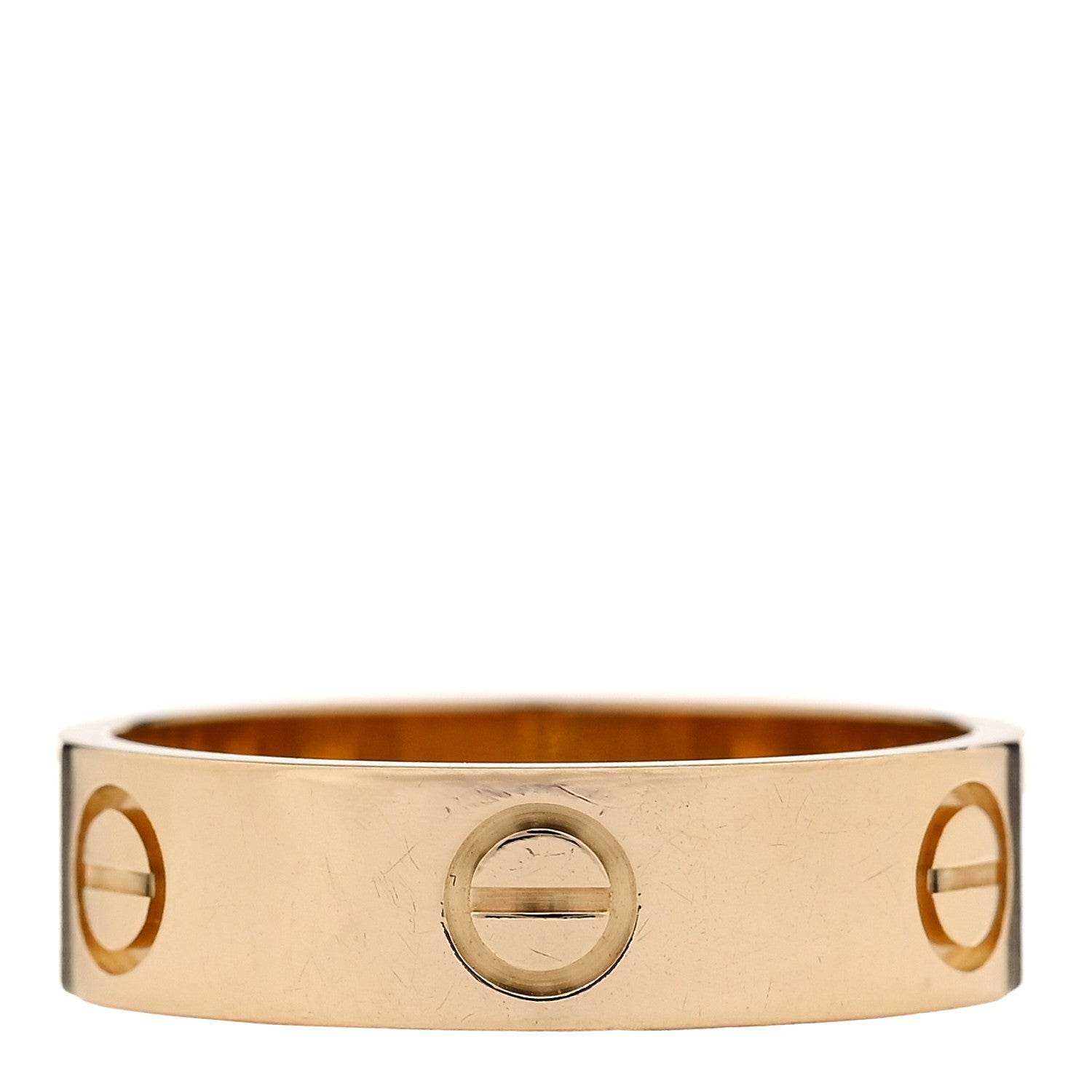 Cartier 18K Yellow Gold 5.5mm LOVE Ring 57 8 3 of 4