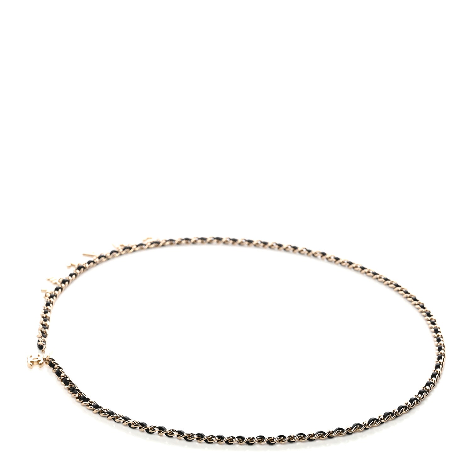 Chanel Lambskin Metal CC Chain Logo Belt Gold 2 of 4