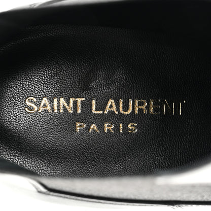 Saint Laurent Calfskin Classic Paris Ela 80 Ankle Boots 39.5 Black 6 of 12