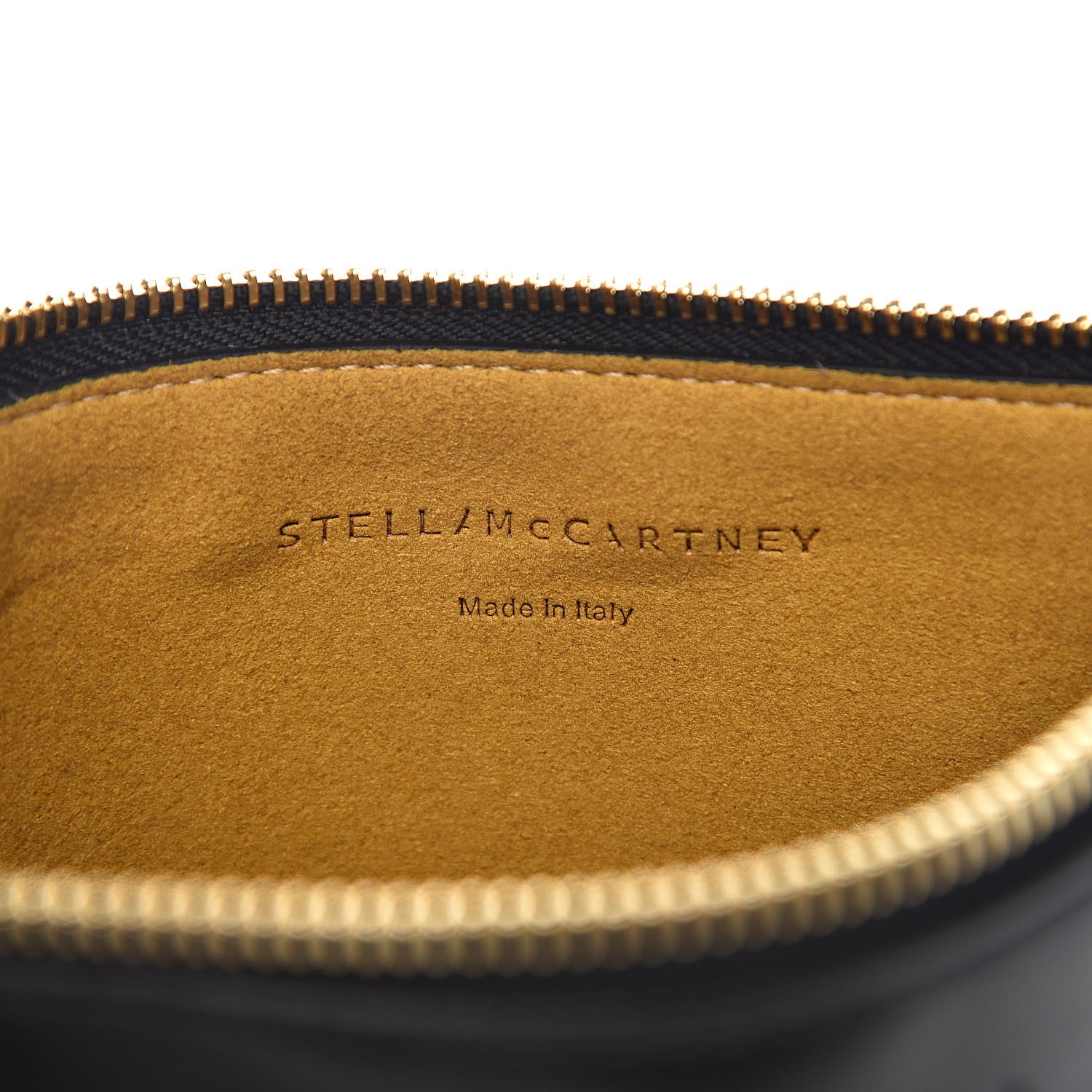 Stella McCartney Alter Nappa Perforated Logo Pouch Black 6 of 9