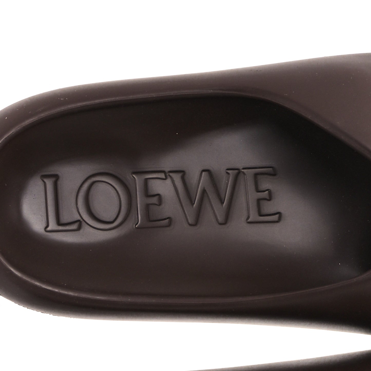 Foam Rubber Paula's Ibiza Pebble Toe Post Sandals 36 Shitake