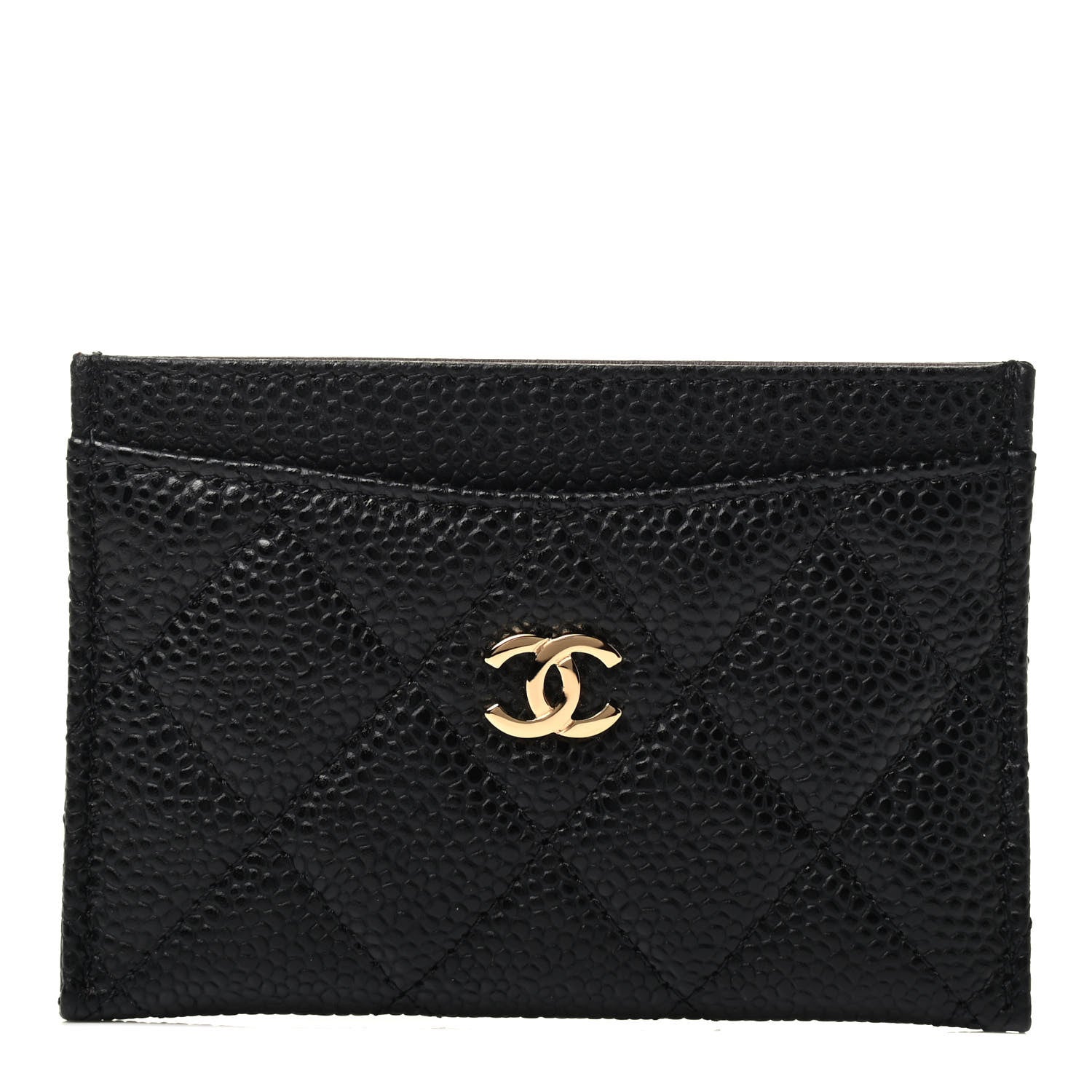 Chanel Caviar Quilted Card Holder Black 1 of 3
