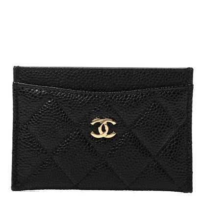 Chanel Caviar Quilted Card Holder Black 1 of 3
