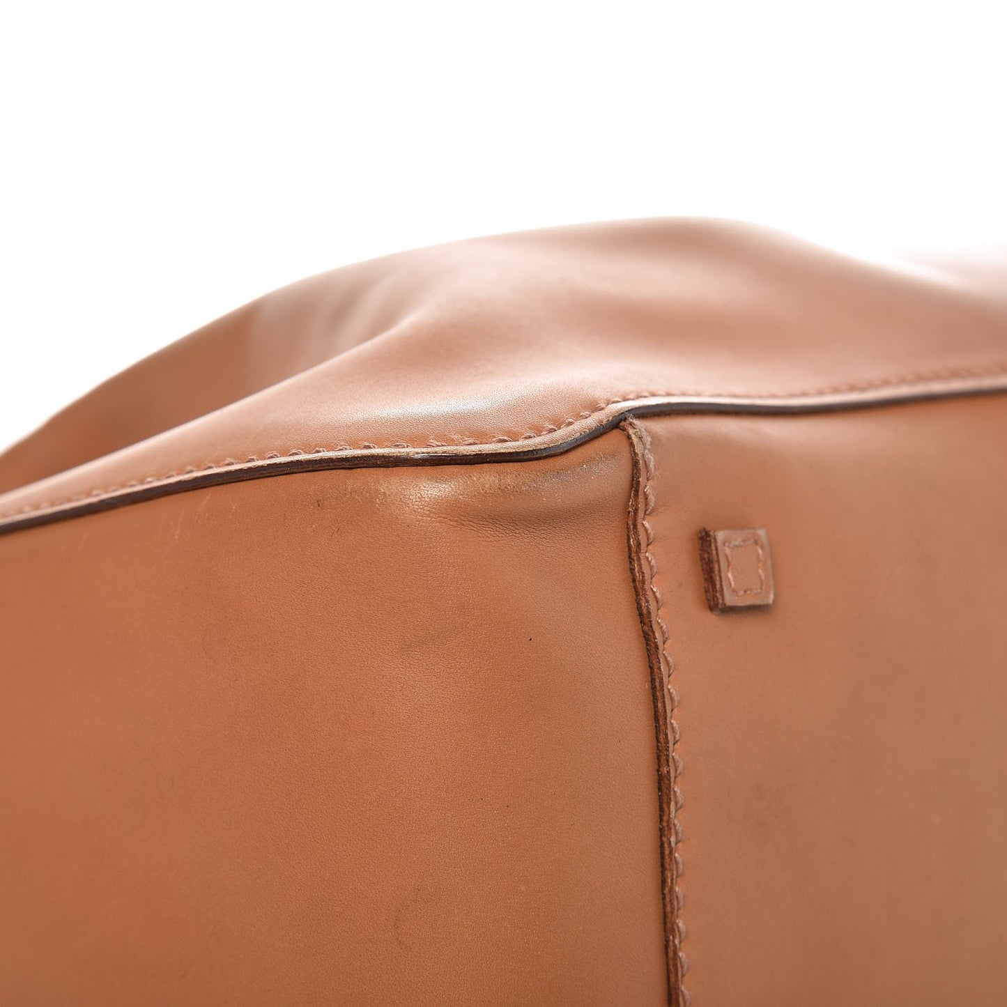 Calfskin Shopper Tote Tan