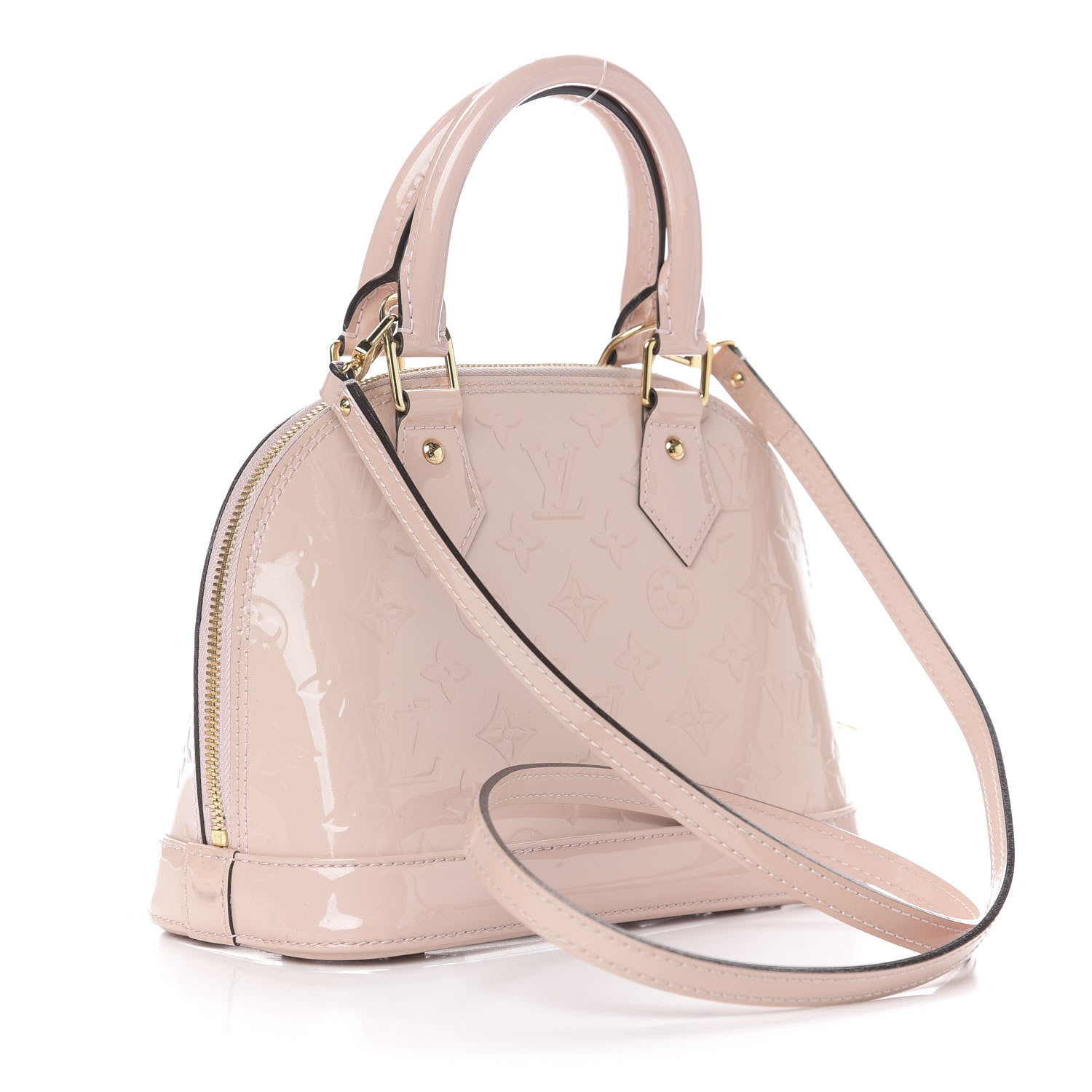 Louis Vuitton Vernis Alma BB Rose Ballerine 4 of 11
