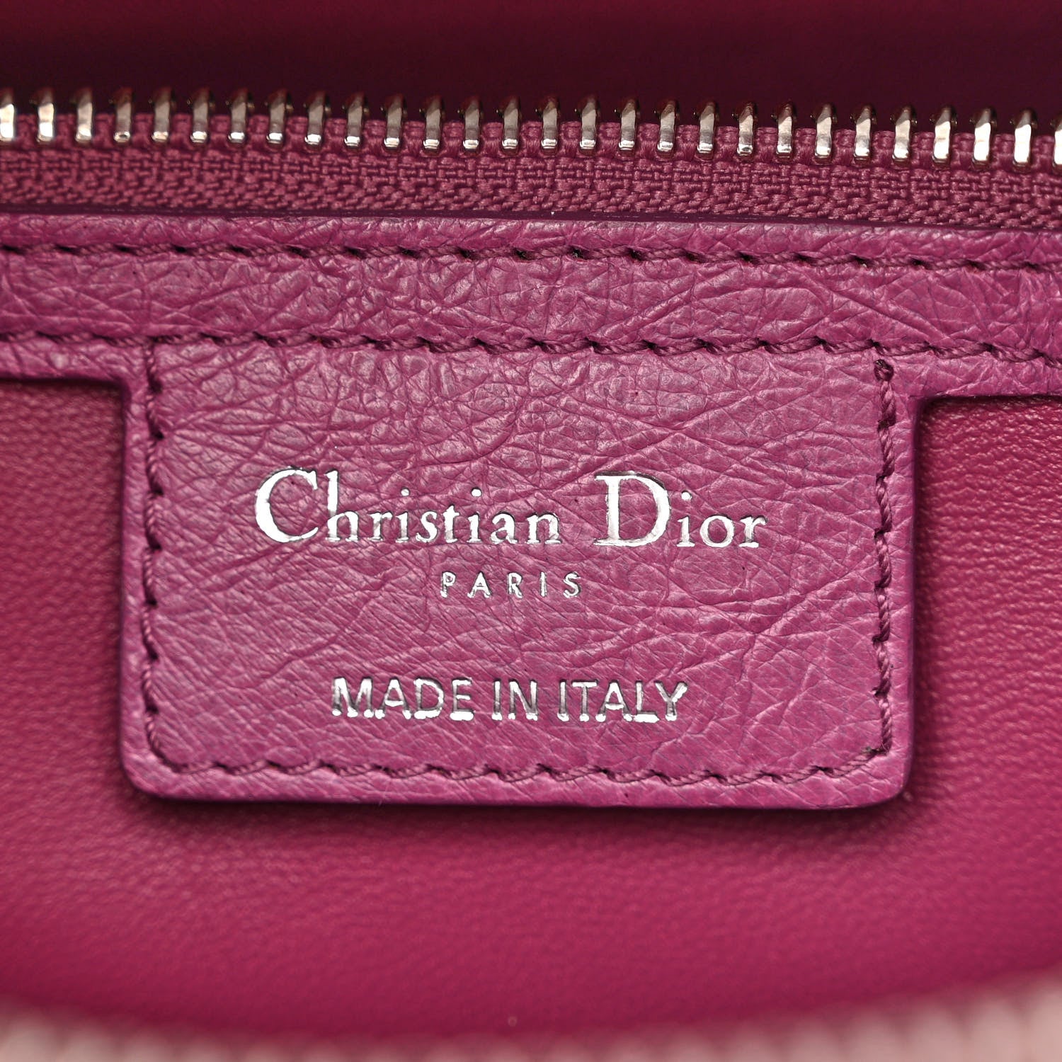 Christian Dior Ostrich Large Lady Dior Pink 6 of 10
