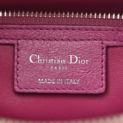 Christian Dior Ostrich Large Lady Dior Pink 6 of 10