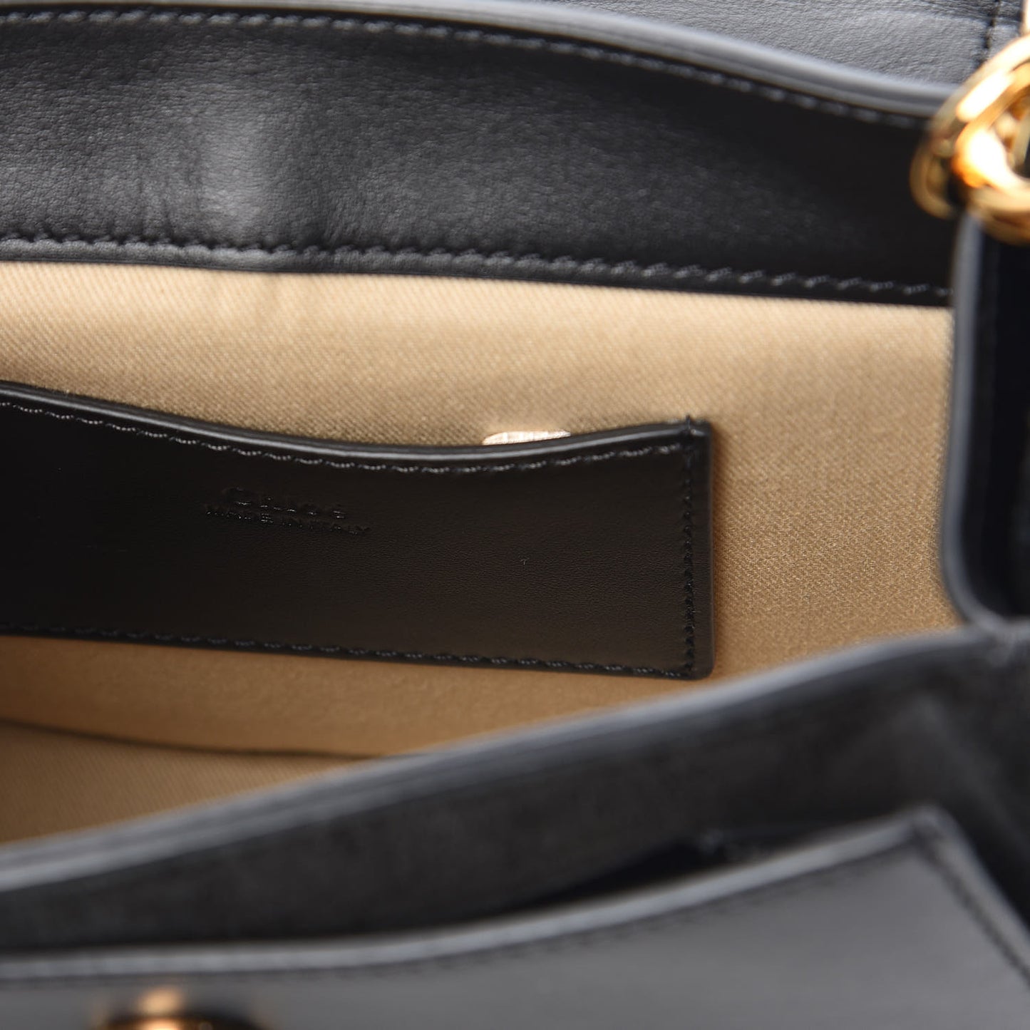Calfskin Small Tess Bag Black