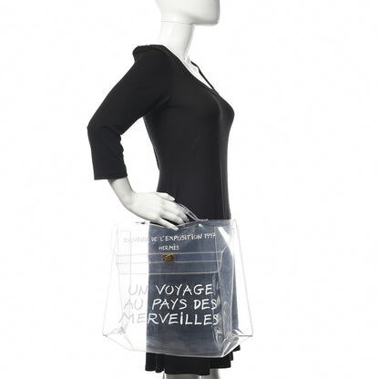 Hermes Vinyl Souvenir De L'Exposition Kelly Transparent 2 of 10