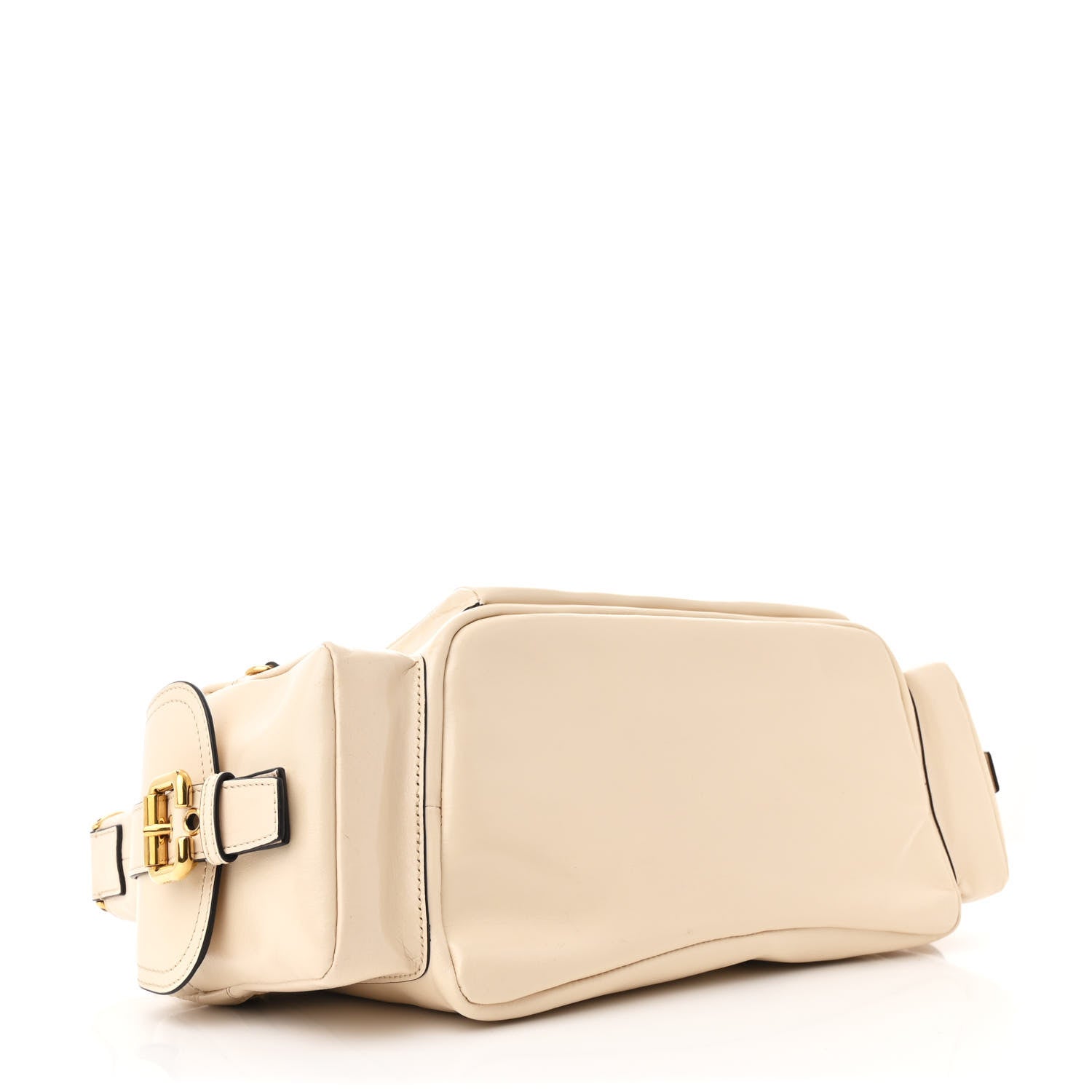 Chloe Shiny Calfskin Medium Double Carrry Camera Bag Sweet Beige 4 of 10