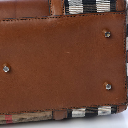 Burberry House Check Medium Alchester Bowling Bag Tan 17 of 23