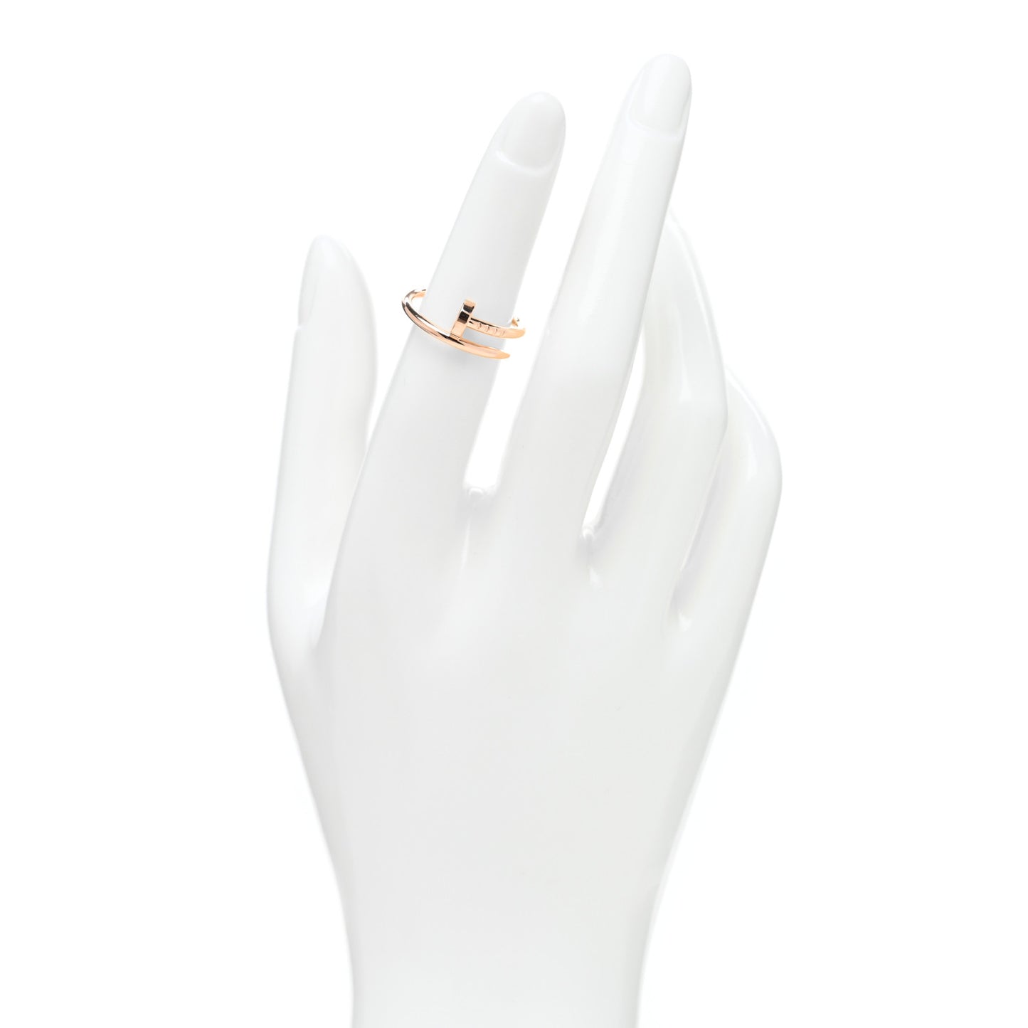 18K Pink Gold Small Juste Un Clou Ring 50 5.25