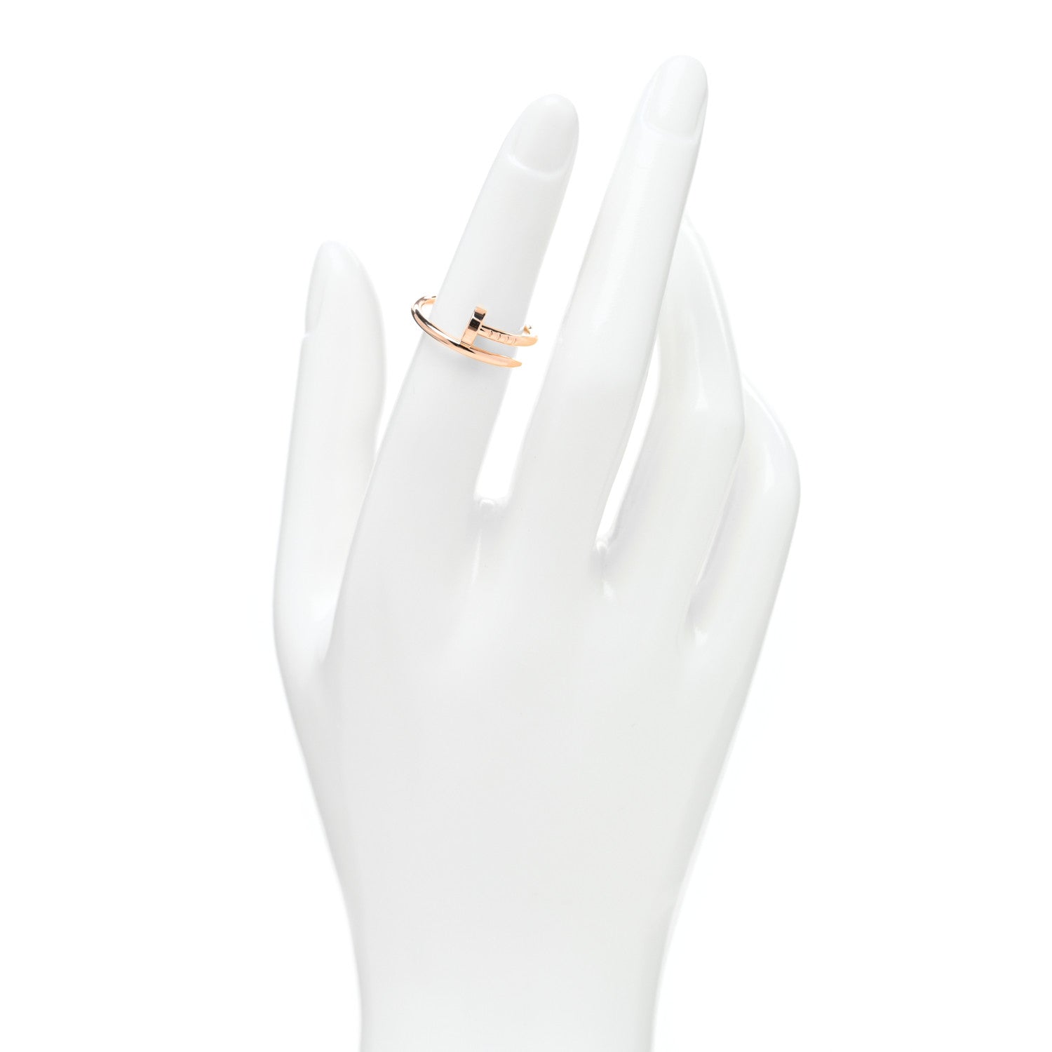 Cartier 18K Pink Gold Small Juste Un Clou Ring 50 5.25 2 of 4