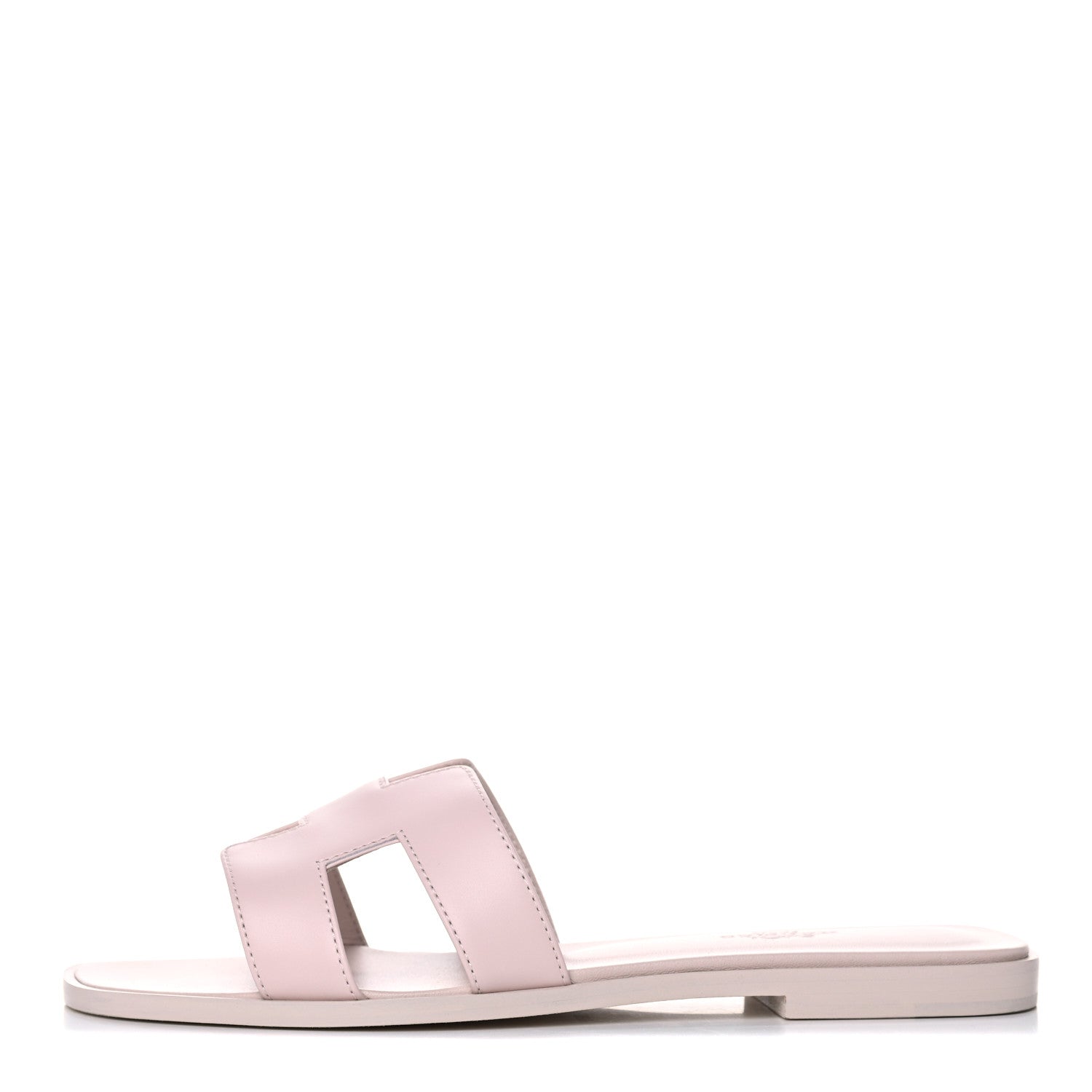 Hermes Calfskin Oran Sandals 37 Rose Pétale 1 of 8