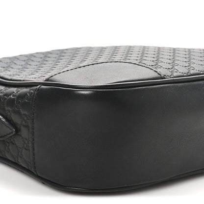 Gucci Microguccissima Mini Bree Messenger Bag Black 9 of 10